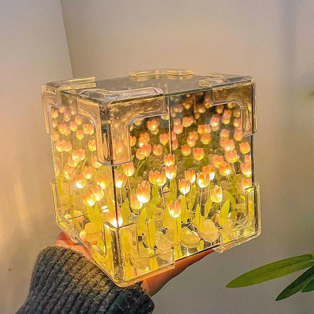 Cube Tulipe 3D Veilleuse DIY