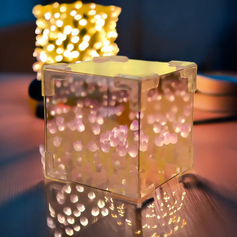 Cube Tulipe 3D Veilleuse DIY